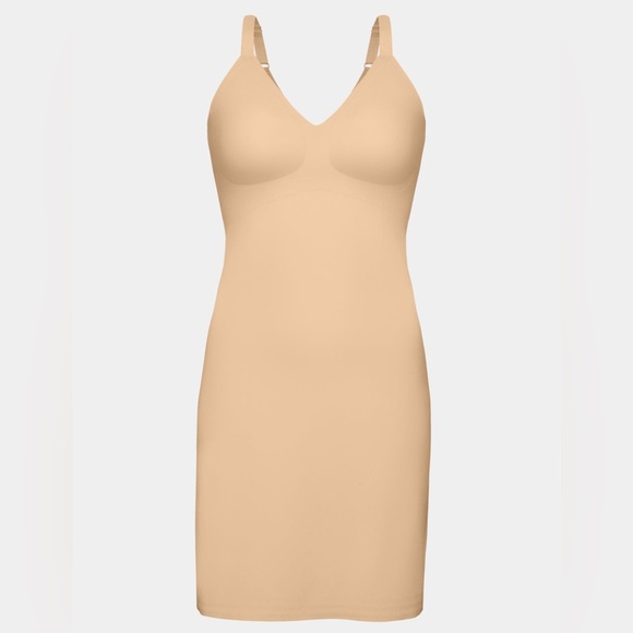 Knix LuxeLift Tank Slip Contour Dress Nude Shapewear Smoothing Size Large - Picture 4 of 12